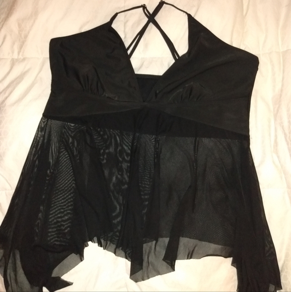 Shein Plus Contrast Mesh Bikini Swim top Women's 4X (20) - Picture 1 of 5